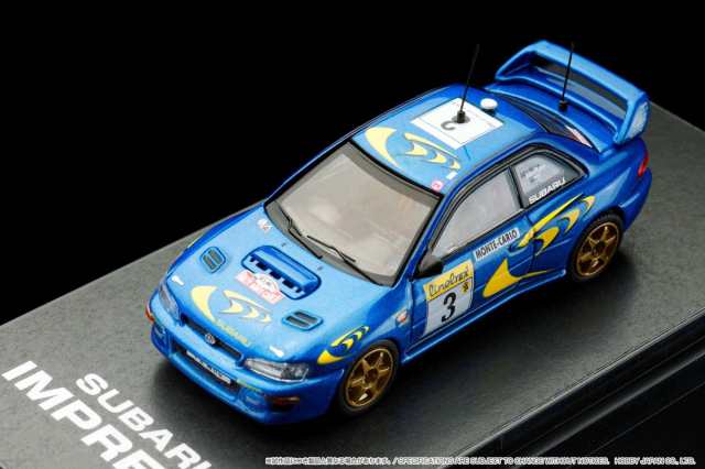 ホビージャパン 1/64 スバル インプレッサ WRC No.3 555スバル 1997 