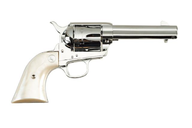 ハートフォード コルト フロンティア シックスシューター .44-40 オールシルバーモデルガン  返品種別B