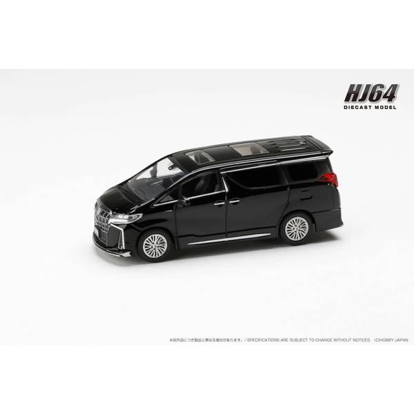 ホビージャパン 1/64 トヨタ アルファード ハイブリッド カスタムバージョン / サンルーフ付き ブラック【HJ644012BBK】ミニカー 返品種別B