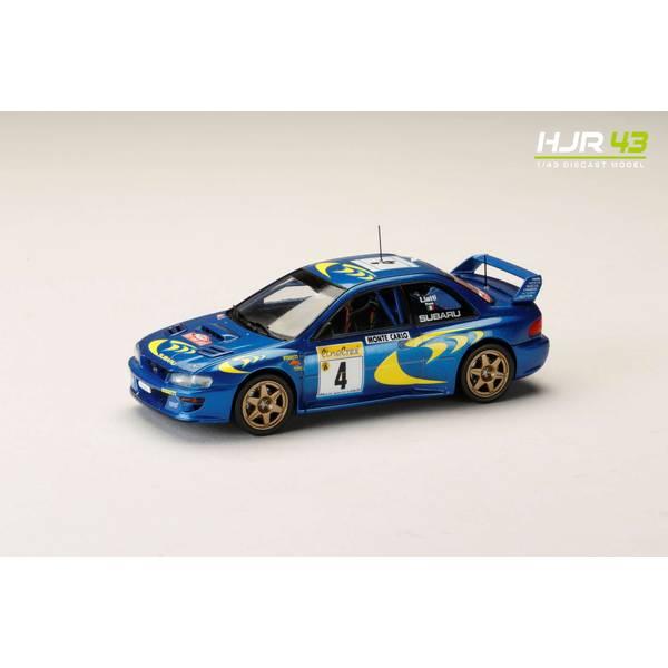 ホビージャパン 1/43 スバル インプレッサ モンテカルロ 1997 #4【HJR431001B】ミニカー  返品種別B