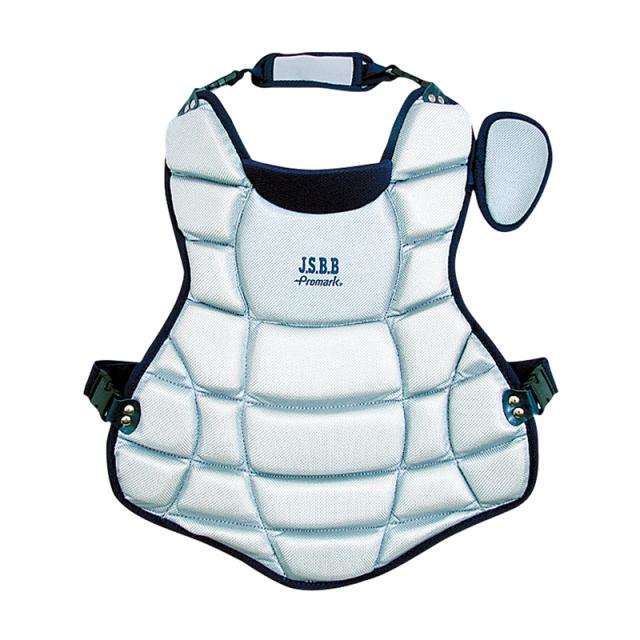 サクライ貿易 CPT-65SVNV 軟式野球用 キャッチャープロテクター（シルバー×ネイビー）PROMARK プロマーク[CPT65SVNVサクライ] 返品種別A