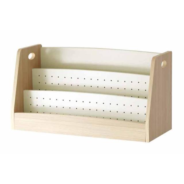 ICHIBA 118-357903 キッズローブックラック(ナチュラル)lora[118357903] 返品種別A