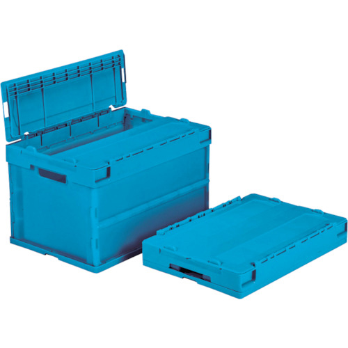 サンコー フタ一体型折りたたみコンテナー 559900 サンクレットオリコン PG51B-B（容量：50L）  SK-SO-PG51B-B-BL返品種別B