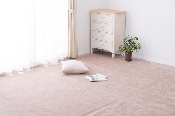 HAGIHARA(萩原) ラウムE8BE ペットにやさしい平織カーペット ラウム 江戸間8帖(352×352cm・ベージュ)[ラウムE8BE] 返品種別A
