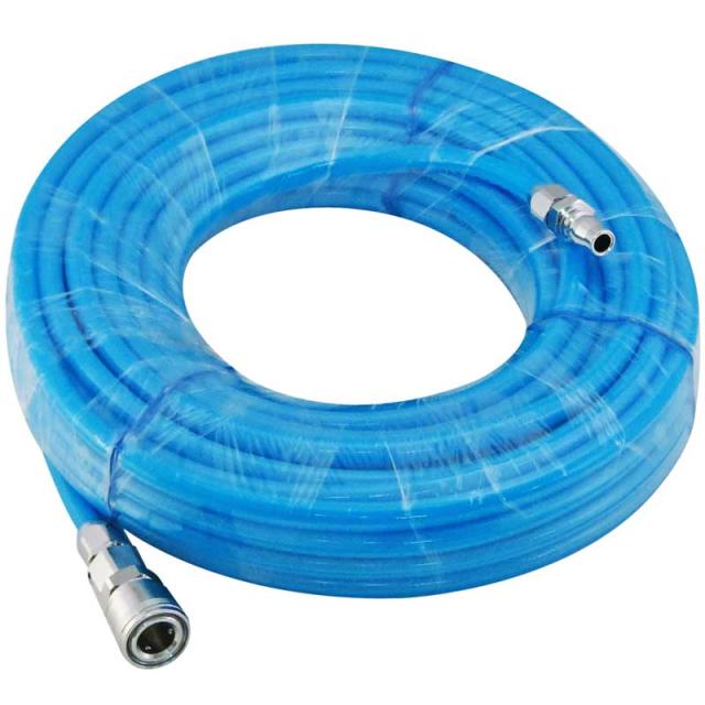タイカツ SRC20 ソフト蛍光エアーホース(蛍光スカイブルー・6.5φ×20m)[SRC20Mタイカツ] 返品種別B