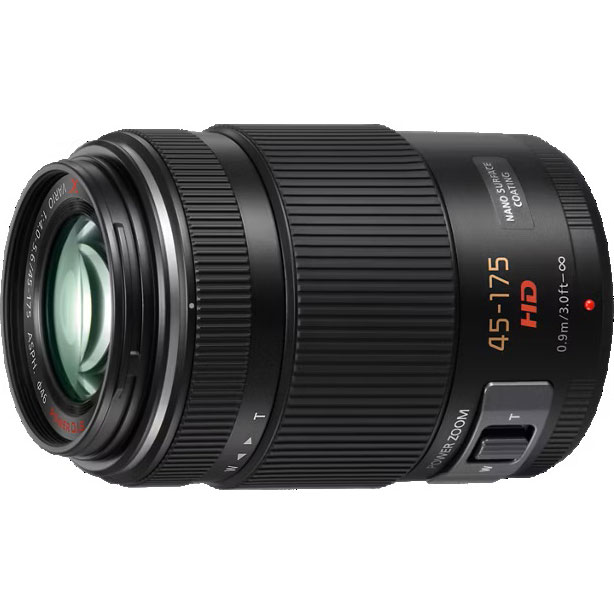 パナソニック LUMIX G X VARIO PZ 45-175mm F4.0-5.6 ASPH. POWER O.I.S ブラック ※マイクロフォーサーズ用レンズ H-PS45175-K返品種別A
