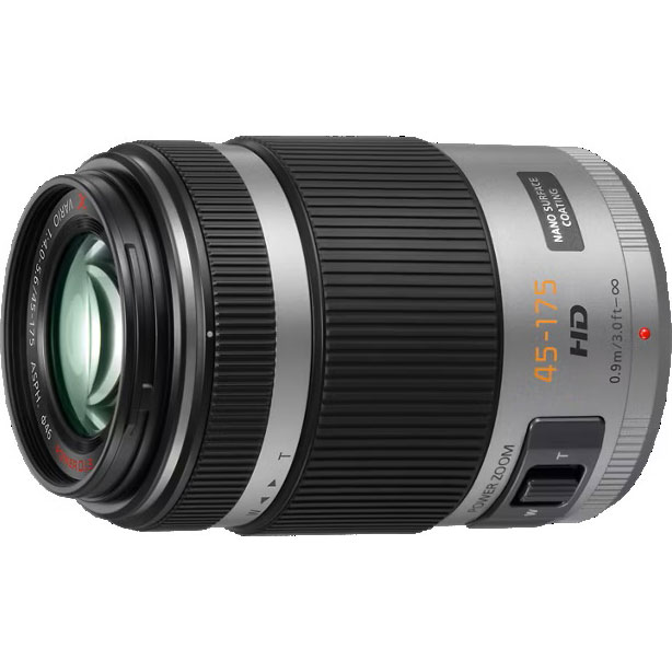 パナソニック LUMIX G X VARIO PZ 45-175mm F4.0-5.6 ASPH. POWER O.I.S シルバー ※マイクロフォーサーズ用レンズ H-PS45175-S返品種別A