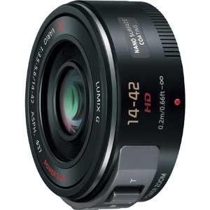 パナソニック LUMIX G X VARIO PZ 14-42mm F3.5-5.6 ASPH. POWER O.I.S ブラック ※マイクロフォーサーズ用レンズ H-PS14042-K返品種別A