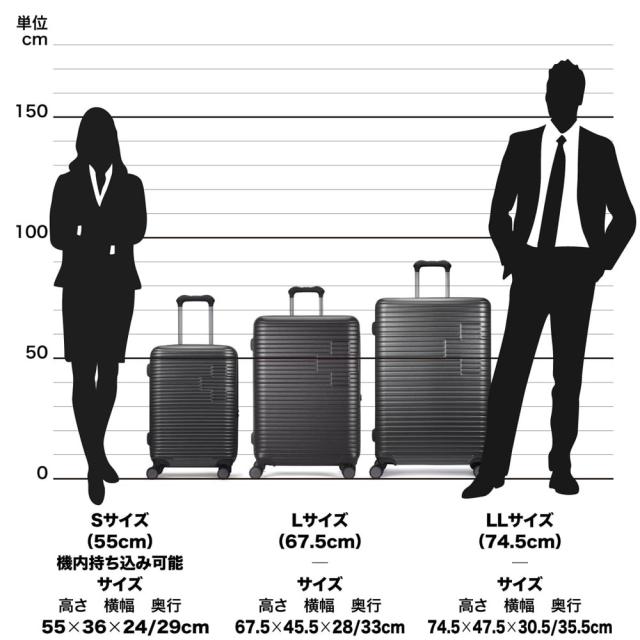 スイスミリタリー SM-H326P-GRAY MOTIVAN〔モティバン〕スーツケース 68cm Lサイズ（無料預入）/78L/5cm拡張/TSAロック/スーツケースカバー・ネームタグ付/カーボングレーSWISS MILITARY[SMH326PGRAY] 返品種別B_6