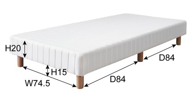 東谷 BW-777NA ボンネル デイベッド(ナチュラル)【メーカー直送品】[BW777NA] 返品種別A_3