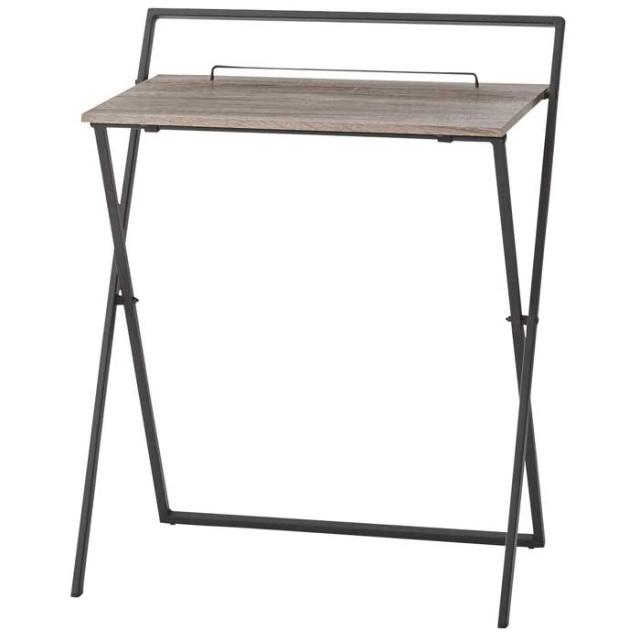 東谷 PT-780BK フォールディングデスク(ブラック・幅64×奥行45×高さ79cm)[PT780BK] 返品種別A