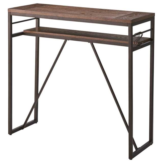 東谷 PT-782BK カウンターテーブル(ブラック)[PT782BK] 返品種別A 13,429円