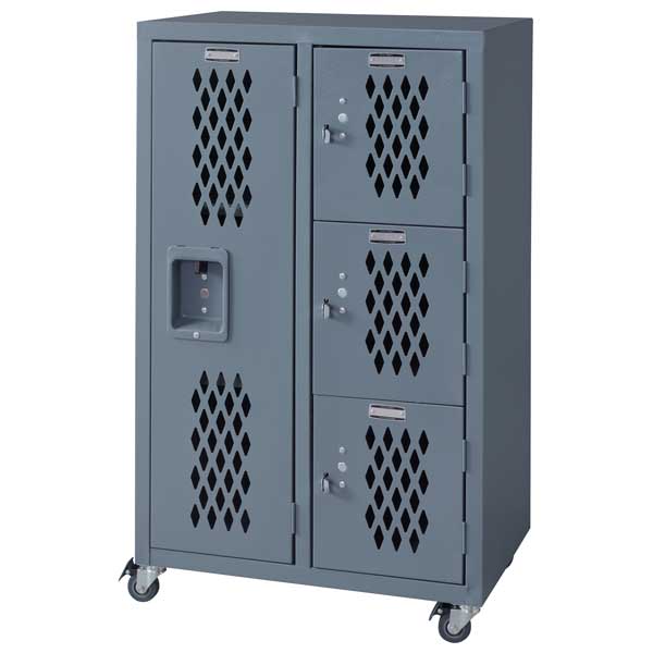 美品】Burberry バーバリー カフス・タイピンセット ブルー 八角形 極  