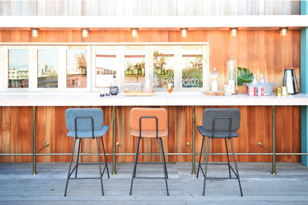 東谷 CYK-11CA ハイチェア(キャメル)[CYK11CA] 返品種別A