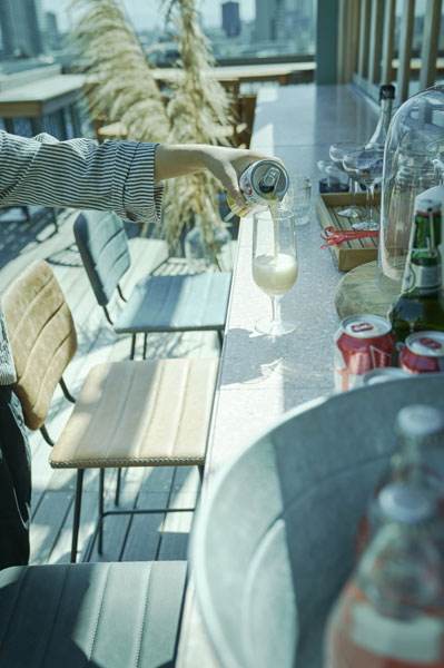 東谷 CYK-11CA ハイチェア(キャメル)[CYK11CA] 返品種別A