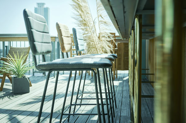 東谷 CYK-11CA ハイチェア(キャメル)[CYK11CA] 返品種別A