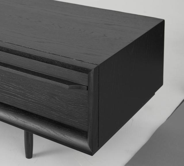 東谷 TIM-33BK TVボード180(幅180×奥行41×高さ33cm・ブラック)[TIM33BK] 返品種別A_2