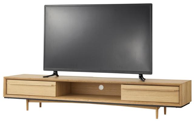 東谷 TIM-33NA TVボード180(幅180×奥行41×高さ33cm・ナチュラル)[TIM33NA] 返品種別A