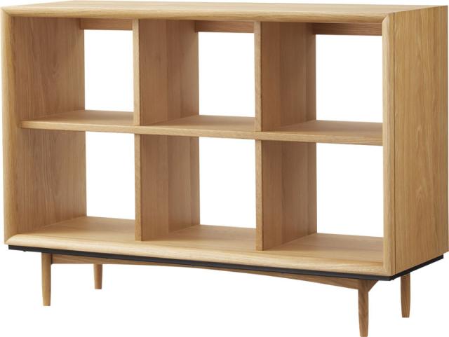 東谷 TIM-34NA オープンシェルフ(幅100×奥行34×高さ72cm・ナチュラル)[TIM34NA] 返品種別A