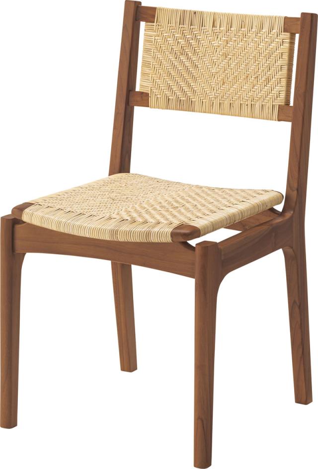 東谷 GUY-650 ロブ ダイニングチェア(ブラウン)ラタンチェア[GUY650アズマヤ] 返品種別A