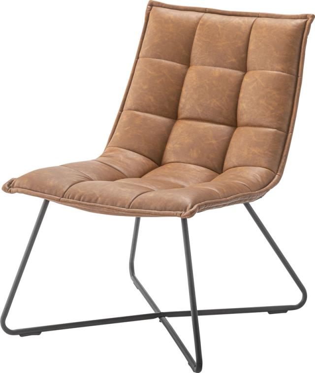 東谷 MYS-301BR チェア(ブラウン・幅62×奥行74×高さ84cm)[MYS301BR] 返品種別A