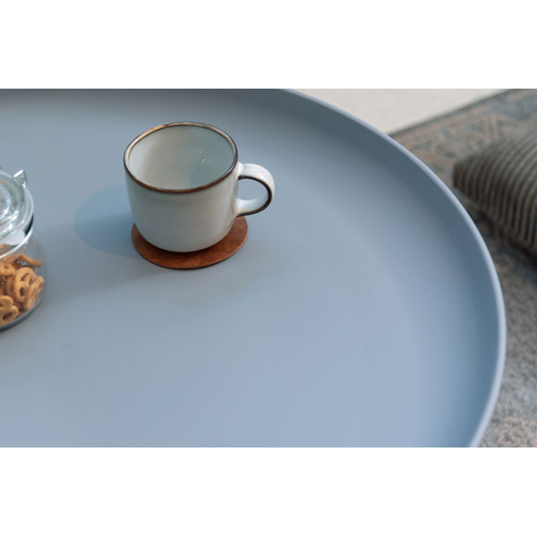 東谷 PT-982GY ラウンドテーブル Lサイズ(直径70×高さ36cm・グレイ)ローテーブル[PT982GY] 返品種別Aの通販は