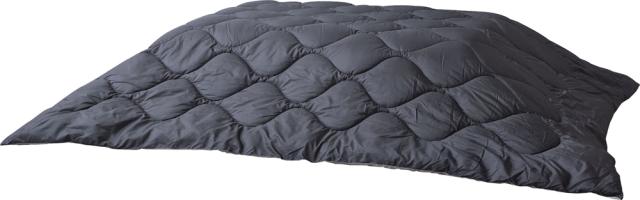 東谷 KK-168B コタツ布団 長方形（190×230cm） ブラック/グレー【暖房器具】AZUMAYA[KK168B] 返品種別A