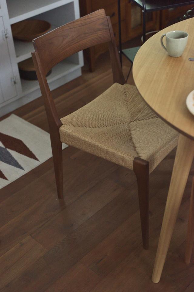 東谷 ACE-73BR ペーパーコードチェア(ブラウン・幅46×奥行56×高さ76cm