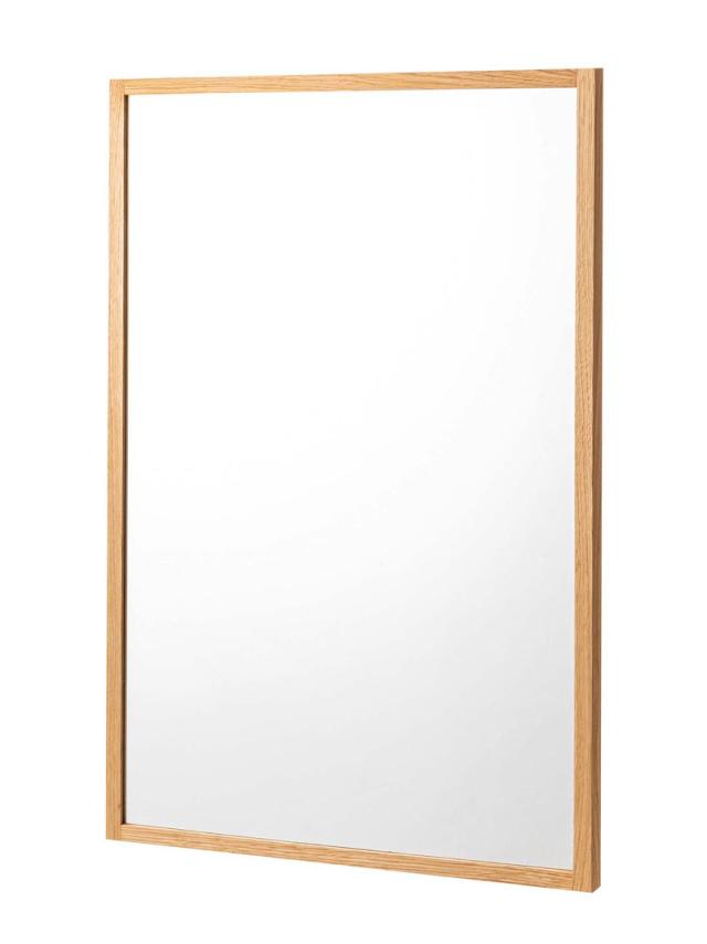 東谷 MTK-311NA ウォールミラー(ナチュラル・幅58×奥行3.5×高さ88cm)[MTK311NA] 返品種別A