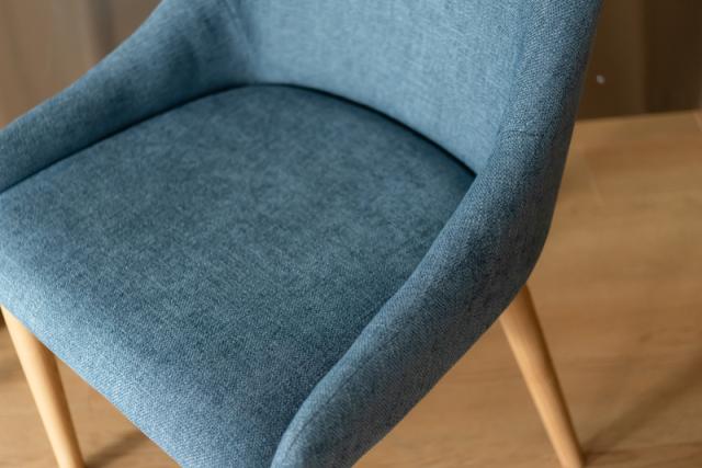 東谷 HOC-611BL ダイニングチェア(ブルー・幅53×奥行57×高さ85cm)[HOC611BL] 返品種別A_1