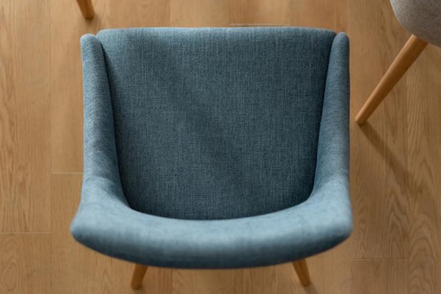 東谷 HOC-611BL ダイニングチェア(ブルー・幅53×奥行57×高さ85cm)[HOC611BL] 返品種別A_3