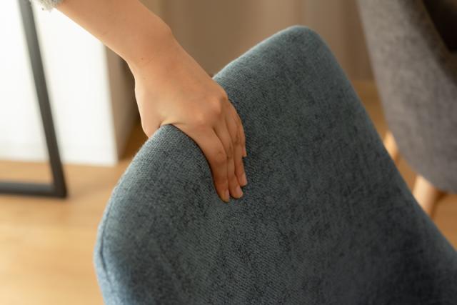 東谷 HOC-611BL ダイニングチェア(ブルー・幅53×奥行57×高さ85cm)[HOC611BL] 返品種別A_7