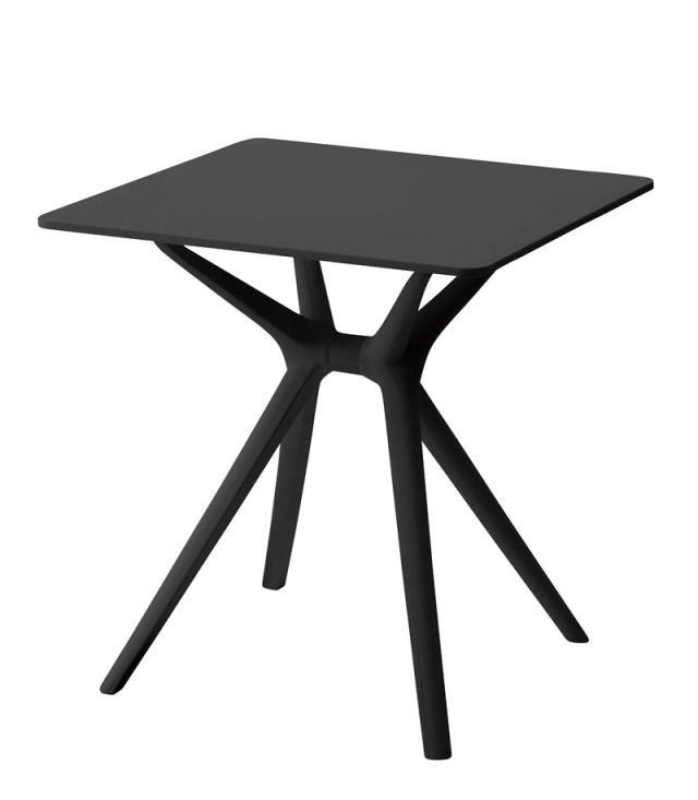東谷 CL-484BK テーブル(ブラック・幅70×奥行70×高さ73cm)[CL484BK] 返品種別A