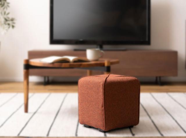 東谷 NS-505OR ミニスツール(オレンジ・幅27×奥行27×高さ30cm)[NS505OR] 返品種別A