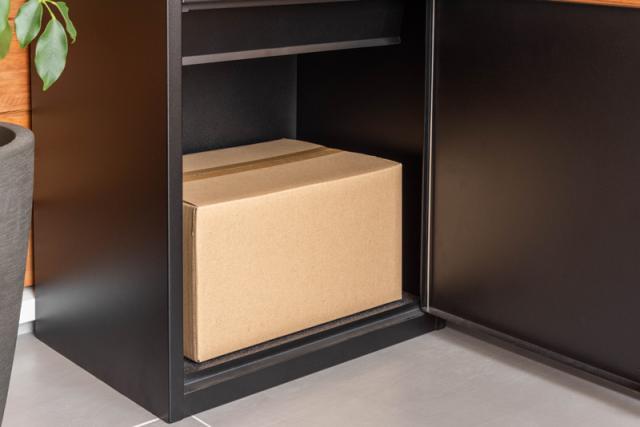 東谷 PST-216SV デリバリーボックス(幅46.5×奥行37.5×高さ102.5cm・シルバー)[PST216SV] 返品種別A_9
