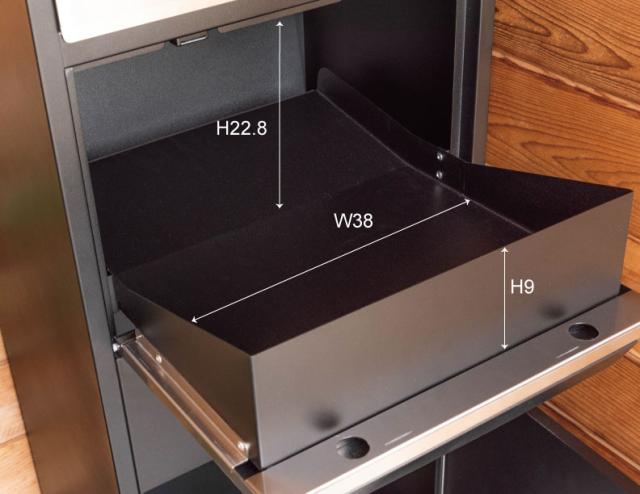 東谷 PST-216SV デリバリーボックス(幅46.5×奥行37.5×高さ102.5cm・シルバー)[PST216SV] 返品種別A_15