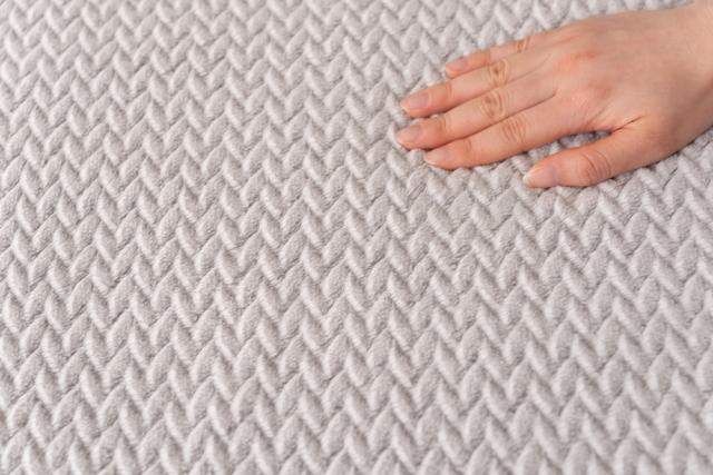 東谷 KK-601GY ダイニング用こたつ布団（247×202cm　グレー）【暖房器具】AZUMAYA[KK601GY] 返品種別A_13