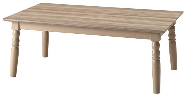 東谷 KT-118GYB カジュアルコタツ（105×60cm　グレージュ）【暖房器具】2WAYこたつ AZUMAYA[KT118GYB] 返品種別A