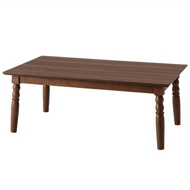 東谷 KT-118BR カジュアルコタツ（105×60cm　ブラウン）【暖房器具】2WAYこたつ AZUMAYA[KT118BR] 返品種別A