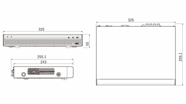 マザーツール DVR-POC04 4chハードディスクPOCレコーダーMOTHERTOOL