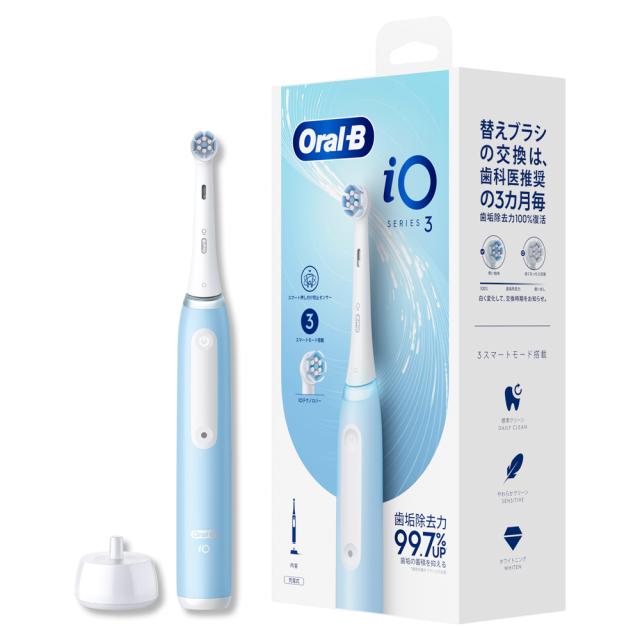 ブラウン IOG31C60IB_H 電動歯ブラシ　（アイスブルー）BRAUN　Oral-B（オーラルB）iOシリーズ iO3[IOG31C60IBH] 返品種別A