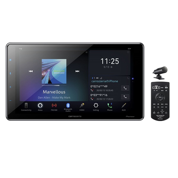 パイオニア 9V型ディスプレイオーディオHD/Bluetooth/USB/チューナー・DSPメインユニット(1DIN) DMH-SF700返品種別A