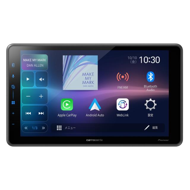 パイオニア 9V型ワイドディスプレイオーディオSVGA/Bluetooth/USB/チューナー・DSPメインユニット(1DIN) DMH-SF600返品種別A