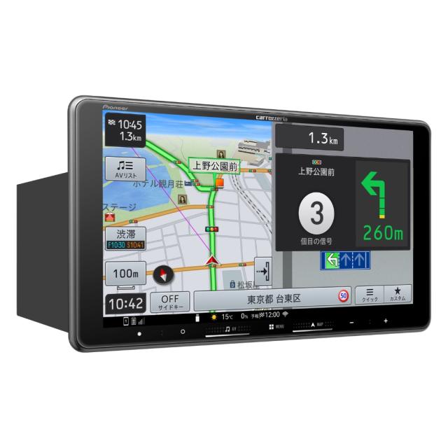 パイオニア 9V型HD/TV/Bluetooth/SD/チューナー・AV一体型メモリーナビゲーション[フローティングモデル] AVIC-RF722返品種別A