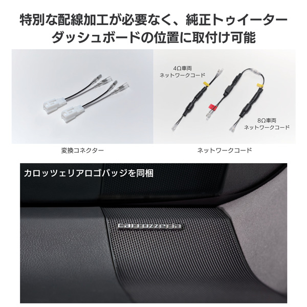 パイオニア TS-H100-TY 9cm2ウェイスピーカー 車載用(2個1組)carrozzeria(カロッツェリア)[TSH100TY] 返品種別A_3
