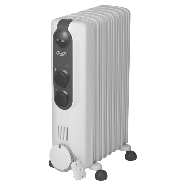 デロンギ オイルヒーター（8〜10畳　ピュアホワイト＋ダークグレイ） RHJ35M0812-DG返品種別A