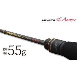 TICT SRAM ジ・アンサー アジングロッド 6.8ft カーボンソリッド 2ピース UTR-68-TOR返品種別A