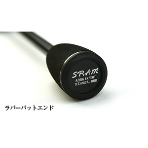 TICT SRAM アジングロッド 6.6ft チューブラー 2ピース ティクト SRAM(スラム) オールチタンフレーム SiCリング EXR-66T-Sis返品種別A