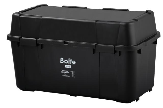 ベストコ MA-4017 ガレージ　ベランダコンテナ（105L・ブラック）Bestco Boite[MA4017ベストコ] 返品種別A 4,435円