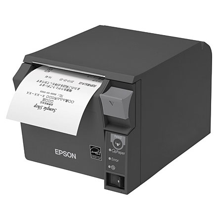 エプソン TM702US502 レシートプリンター（ダークグレイ）TM-T70IIシリーズ RS-232（シリアル) 58mm幅ロール紙[TM702US502] 返品種別A 96,050円